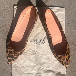 J. Crew Animal Print Flats